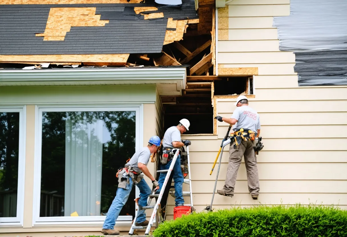 Storm damage siding repair tuscaloosa in Tuscaloosa